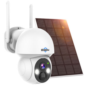 Camera IP Năng Lượng Mặt Trời Hiseeu 2K 4MP WIFI PTZ Với Tính Năng Phát Hiện Con Người & Tầm Nhìn Ban Đêm Cho Hệ Thống Camera Quan Sát Không Dây Giám Sát P2P