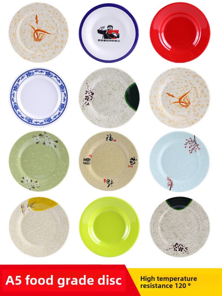 Colorful Plastic Dinner Plate