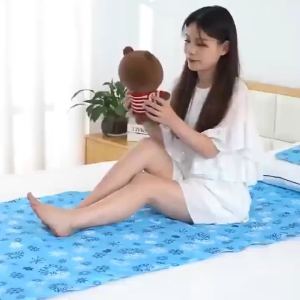 Cooling Gel Pad Water Free For Human And Pet Soft Cooling Mat For Summer Car Sofa Mattress Sleeping Pad