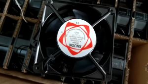 220V พัดลม พัดลมระบายความร้อน พัดลมเคส พัดลมตู้ฟักไข่ อะไหล่เสริมตู้ฟักไข่ 12x12cm