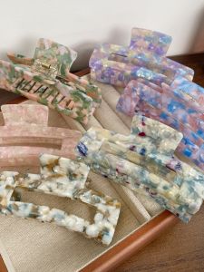 ใหม่วินเทจแฟชั่นสไตล์เกาหลีขนาดใหญ่น้ําส้มสายชู Claw ผม Grips Retro อุปกรณ์เสริมผมอเนกประสงค์ Fish Claw