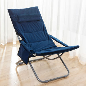 Portable Folding Recliner Chair Modern Simple Style Outdoor Leisure Sun Chair Maternity Back Chair Office Nap Chair Beach Chair