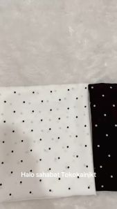 Woolpeach Polkadot 512 Harga 1 Roll 100 Yard Wollpeach Wolfis Woolpis Polka Best Seller