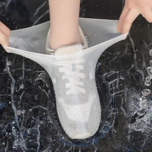 1 Đôi Bao Giày Silicon Chống Thấm Nước Chống Trơn Trượt Có Thể Sử Dụng Lại Dùng Cho Ngoài Trời Ngày Mưa