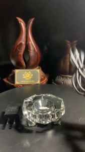 Đế đèn led 1 màu-chất liệu pha lê cao cấp-kiểu dáng bát giác