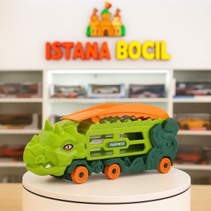 Mainan Anak Track Dinosaurus Mobil Angkut Transporter – Jalur Lipat BEASTS Deformed Terbaru