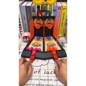 Mainan anak basketball shooting board finger game set lomba jari lempar bola basket mini