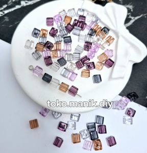 15gram manik akrilik kotak transparan 5mm