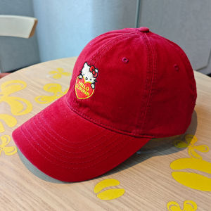 หมวกเบสบอลปักลายแมวรูปหัวใจน่ารักสไตล์เกาหลีสำหรับผู้หญิง หมวกทรงปากเป็ดฤดูใบไม้ผลิ ฤดูร้อน ฤดูใบไม้ร่วง ฤดูหนาว หมวกทรงปากเป็ดสำหรับคู่รัก