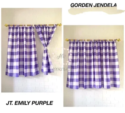 GORDEN JENDELA PENDEK UNTUK KAMAR TINGGI 120 HARGA TERMURAH