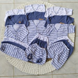 18 Pcs / 9 Set Baju Untuk Bayi Baru Lahir Baby Newborn