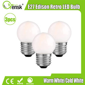 3pcs E27 Mini G40 Frosted LED Edison Bulb 1.5W Công suất Thấp Nhỏ bóng đèn 90% tiết kiệm năng lượng 15Watt tương đương với bóng đèn có thể điều chỉnh độ sáng màu Trắng ấm/trắng lạnh cho quạt trần Đèn chùm Vanity - Lazada
