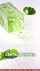 Glad2Glow Centella Ceramide Soothing Acne Cica Toner Wajah 80ml