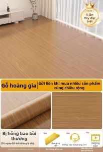 SAIWAKAI | Miếng Dán Lót Sàn Tự Dính Chống Thấm Nước Chống Trượt Chống Mòn Họa Tiết Gỗ Trang Trí Nhà Cửa