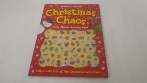 Santa & Friends Christmas Chaos Activity Book With Puffy Stickers For Kids With Colourful Illustration