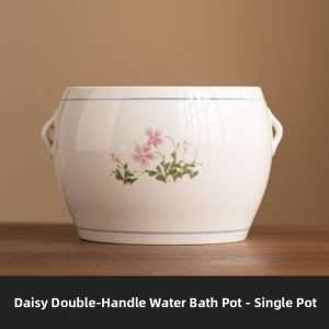 YOGEHOME | Stovetop Steamer Pot Ceramic Filter Chicken Broth Stew Pot