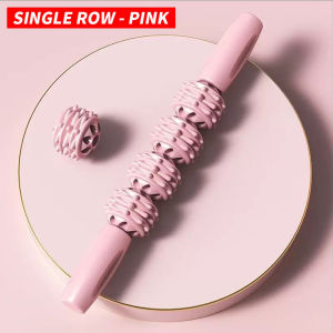 Double row massage stick massage roller muscle massage roller - muscle relaxation calf massage relaxation tool