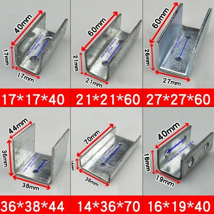 PINCHI | Quick-Install Galvanized Thickened Square Tube Connector ...