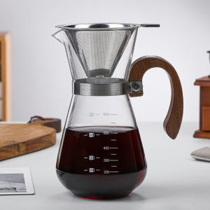 Glass Hand Pour Coffee Pot
