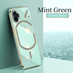 Nothing Phone One A063 Case Shockproof Plating Bumper Soft Silicone TPU Back Cover Phone Case for Nothing Phone 1 Phone1 5G A063