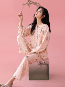 Cotton Sweet Loose New Chinese Style Womens Sleepwear Spring/Summer