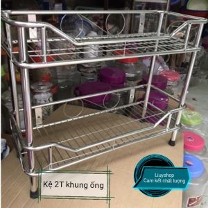 Kệ để gia vị úp bát 2 tầng inox SUS 304 cao cấp không gỉ