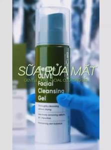 DrCeutics Gentle Olive Facial Cleansing Gel for All Skin Types Moisturizing Oil-Free Cleanser 20g