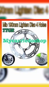 TTGR 4 Holes Front Discplate Brake Rotors Mio 190mm Lighten Disc For Mio i 125/Beat/Mio Soul i 125/Click v1 v2 125 150