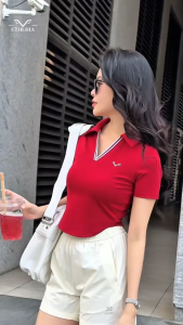 [NEW ARRIVAL] Áo Thun Croptop Thể Thao Nữ Tay Ngắn Etheria Cao Cấp Mềm Mịn Thoáng Mát EAP2122507