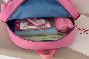 KT childrens backpack girl boy universal backpack zipper breathable waterproof and sweat resistant