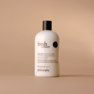 philosophy fresh cream warm cashmere hydrating bath & shower gel 480ml | sweet creamy fragrance with tangerine vanilla and musk