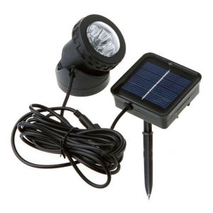 New solar swimming pool light 6LED landscape spotlight IP65 waterproof night light used for fountains waterfalls fish tanksgardens projection lights(can be use under water)