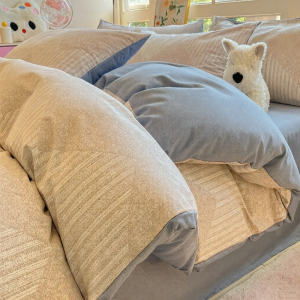 Cotton Thickened Flannel Duvet Cover Single 40 Size