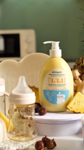 Nước rửa bình sữa cho bé Enzyco nước rửa chén cho bé ăn dặm nước rửa bát hữu cơ sinh học enzyme dứa bồ hòn cam chanh xả