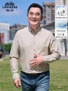 LAOYECHE | Áo Dài Tay Cotton và Lyocell cho Người Cao Tuổi