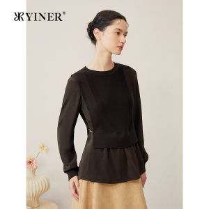 Slimming Fake Two-piece Knitted Sweater