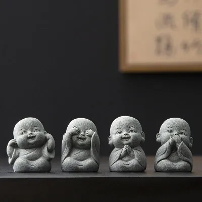 Creative Monk Desk Decoration