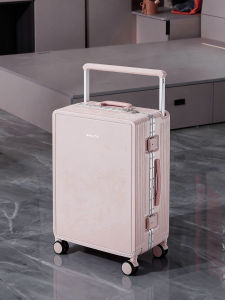 MANLVSHI | Wide Handle Aesthetic Security Travel Suitcase 20 Inch