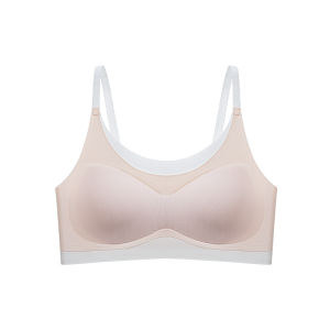 miiow | Ice Silk Sports Bra For Girls Preteen And Teenage Students Stage Two Anti Shock Vest Underwear MiiOW Cat Person Brand
