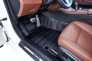 Nissan Almera/ Sylphy/ Serena Luxury PU Leather Carpet Carmat Car Floor Mat Karpet Kereta 车5D皮革脚垫