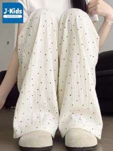 JKIDS | Dotted Thin Mosquito-Proof Palazzo Trousers for Girls
