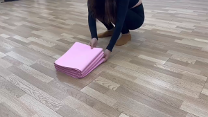AIMO Foldable portable yoga mat anti slip home fitness mat sports shock-absorbing and silent multifunctional nap mat