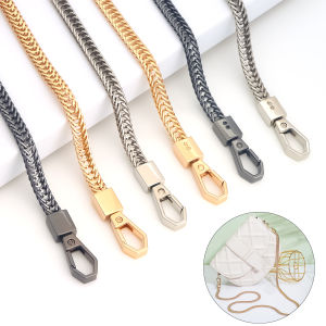 Dây Đeo Túi Hình Xương Rắn Tự Làm Chất Liệu Sắt Dẹt Dùng Thay Thế Cho Túi Đeo Vai Túi Đeo Chéo Phụ Kiện Kim Loại Cho Túi Xách
