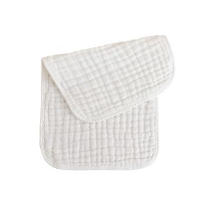 Muslin Newborn Towel Baby Items White 6 Layers Kids Hand Face Towels 100% Cotton Baby Bibs Burp Cloth 1/3Pcs 25*50cm Towel