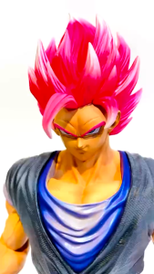 Mô hình DragonBall - Songoku Super Saiyan Tóc Hồng - Cao 32cm - Nặng 700gram - Hộp carton