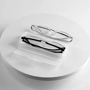 Stylish Portable Plastic Eyeglasses Case Protector Storage Container