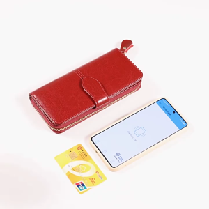 Women Travel Anti RFID Genuine Leather Wallets 2025 New Money Coin Organizer Long Phone Purse Bag for Woman Birthday Gifts