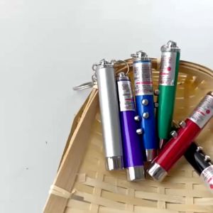 Đèn Laser Cho Chó Mèo 2IN1 Tích Hợp Đèn Pin Tặng Kèm Pin Có Thể Treo Móc Khóa