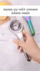 Kẹp vắt chanh inox 304 không gỉ kẹp chanh inox 100% chuyên dụng cụ pha chế-ép chanh inox