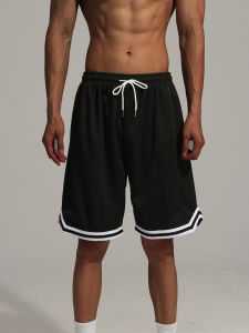 Mens sports shorts for basketball and running loose and breathable casual shorts five-pointed pants